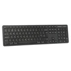Targus EcoSmart AKB873FR keyboard Universal RF Wireless + Bluetooth AZERTY French Black