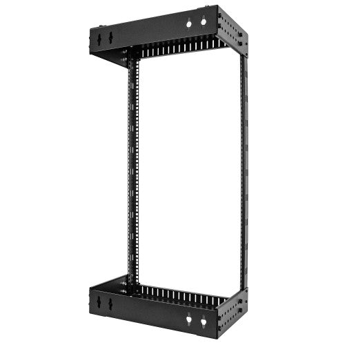 StarTech.com 2-Post 21U Heavy-Duty Wall Mount Network Rack, 19" Open Frame Server Rack with Adjustable Depth, Wall Mount Data Rack for IT / AV / Patch Panel / Computer Equipment - Cage Nuts and Screws Included