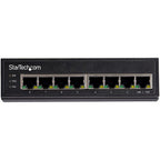 StarTech.com Industrial 8 Port Gigabit PoE Switch - 30W - Power Over Ethernet Switch - GbE PoE+ Unmanaged Switch - Rugged High Power Gigabit Network Switch IP-30/-40 C to 75 C