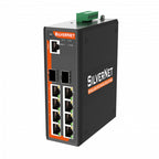 SilverNet SIL 73208MP-BT network switch Managed L2 Gigabit Ethernet (10/100/1000) Power over Ethernet (PoE) Black