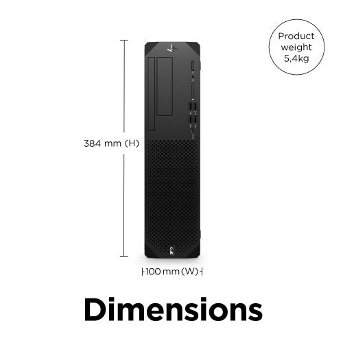 HP Z2 G9 Intel® Core™ i7 i7-14700K 32 GB DDR5-SDRAM 1 TB SSD Windows 11 Pro SFF Workstation AI Workstation Black