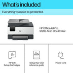 HP OfficeJet Pro 9120b Wireless All-in-One Color Printer, Two-sided printing; Copier, Scanner