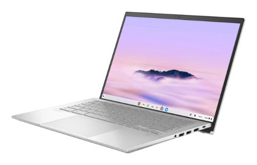 ASUS Chromebook Plus Enterprise CB54 CB5403CMA-QM1092 Intel Core Ultra 7 155U 35.6 cm (14") Touchscreen WQXGA 16 GB LPDDR5x-SDRAM 512 GB SSD Wi-Fi 6E (802.11ax) ChromeOS Silver