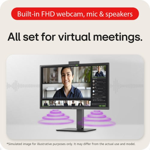 LG 27BA850-B.AEK computer monitor 68.6 cm (27") 1920 x 1080 pixels Full HD Black