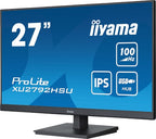 iiyama ProLite 27” IPS technology panel with USB hub and 100Hz refresh rate