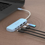 j5create Eco-Friendly USB-C to 4-Port Type-C & Type-A Gen 2 Hub