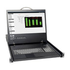 Tripp Lite B070-016-19 NetCommander 16-Port Cat5 1U Rack-Mount Console KVM Switch with 19-in. LCD