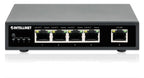 Intellinet 5-Port Gigabit Ethernet PoE+ Switch, Four PSE PoE Ports, IEEE 802.3at/af (PoE+/PoE) Compliant, PoE Power Budget up to 62 W, Desktop Format (with UK power cord)