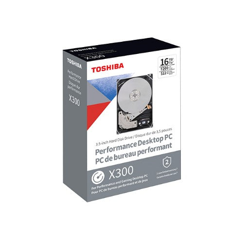 Toshiba X300 internal hard drive 18 TB 7200 RPM 512 MB 3.5" Serial ATA III