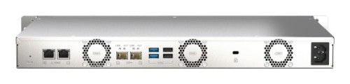 QNAP TS-435XeU NAS Rack (1U) Marvell CN9131 4 GB DDR4 16 TB HDD QNAP QTS Black, Grey