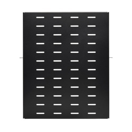Tripp Lite SRSHELF2PCENTER SmartRack Center-Mounted Steel Rack Shelf - 2U, Vented, 21.5 in. Deep, Holds up to 100 lb. (45 kg)