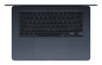 Apple MacBook Air Apple M M4 Laptop 38.9 cm (15.3") 16 GB 256 GB SSD Wi-Fi 6E (802.11ax) macOS Sequoia UK English Navy