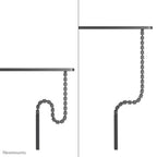 Neomounts ADS06-133BL Cable spine - screw-mounted - universal