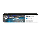 HP L0R13A/981Y Ink cartridge cyan, 16K pages ISO/IEC 19798 183ml for HP PageWide E 58650/556