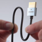 Lindy 0.3m CROMO Slim High Speed HDMI Cable with Ethernet