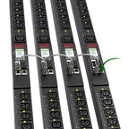 APC Rack PDU 9000 Switched, ZeroU, 20A, 208V, (21) C13/C15 & (3) C19/C21, L620 Cord