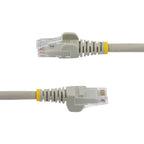 StarTech.com 5m CAT6 Ethernet Cable - LSZH (Low Smoke Zero Halogen) - 10 Gigabit 250Mhz 100W PoE RJ45 10GbE UTP Network Patch Cord Snagless with Strain Relief - Grey, CAT 6, ETL Verified, 24AWG