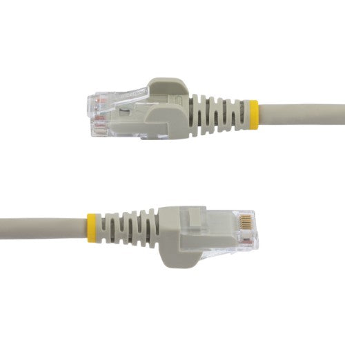 StarTech.com 5m CAT6 Ethernet Cable - LSZH (Low Smoke Zero Halogen) - 10 Gigabit 250Mhz 100W PoE RJ45 10GbE UTP Network Patch Cord Snagless with Strain Relief - Grey, CAT 6, ETL Verified, 24AWG