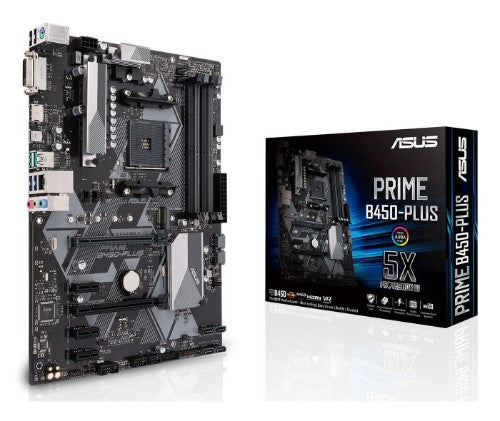 ASUS PRIME B450-PLUS AMD B450 Socket AM4 ATX