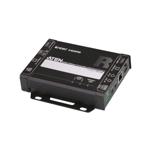 ATEN VE814AR AV extender AV receiver Black