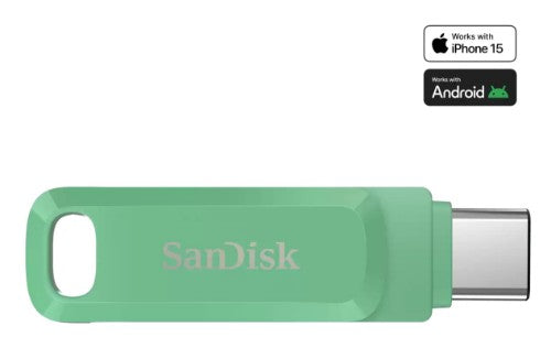 SanDisk Ultra Dual Drive Go USB flash drive 1 TB USB Type-C 3.2 Gen 1 (3.1 Gen 1) Green