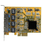 StarTech.com 4-Port PCIe Gigabit Network Adapter Card - TAA