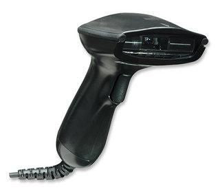 Manhattan Long Range CCD Handheld Barcode Scanner, USB, 500mm Scan Depth, Cable 1.5m, Max Ambient Light 30,000 lux (sunlight), Black, Three Year Warranty