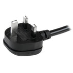 StarTech.com 6ft (2m) UK Computer Power Cable, 16AWG, BS 1363 to C19, 13A 250V, Black Replacement AC Power Cord, UK Power Cable for PC and Network Equipment