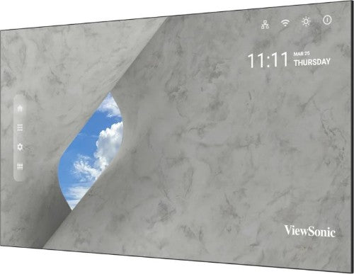 Viewsonic LDP136-071C Signage Display 3.45 m (136") LED Wi-Fi 600 cd/m² 4K Ultra HD Black Built-in processor Android 9