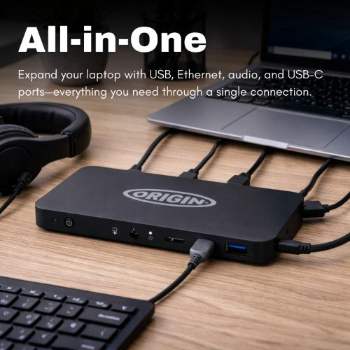 Origin Storage Docking Station USB-C with EU Cable