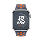 Apple 45mm Blue Flame Nike Sport Band - S/M