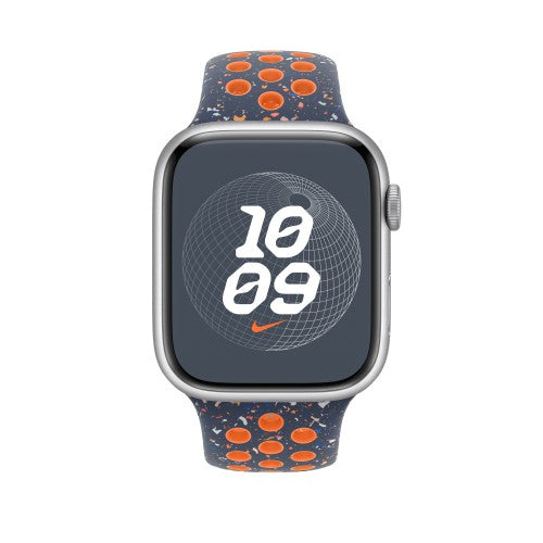 Apple 45mm Blue Flame Nike Sport Band - S/M