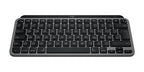 Logitech MX Keys Mini For Mac keyboard Home/Office Bluetooth QWERTZ German Black, Grey