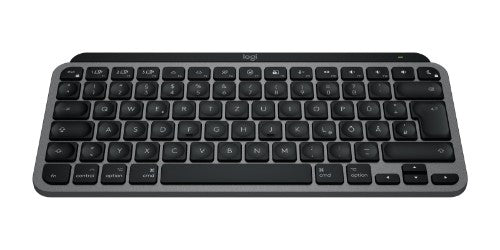 Logitech MX Keys Mini For Mac keyboard Home/Office Bluetooth QWERTZ German Black, Grey