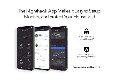 NETGEAR Nighthawk RAXE500 wireless router Gigabit Ethernet Tri-band (2.4 GHz / 5 GHz / 6 GHz) Black