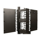 Tripp Lite SRCABLEVRT12 SmartRack 12-in. (30.48 cm) Width High Capacity Vertical Cable Manager - Double finger duct with cover