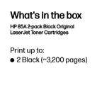HP CE285AD/85A Toner cartridge black twin pack, 2x1.6K pages/5% Pack=2 for HP Pro P 1100