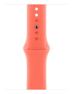 Apple MDRR4ZM/A smart wearable accessory Band Orange Fluoroelastomer