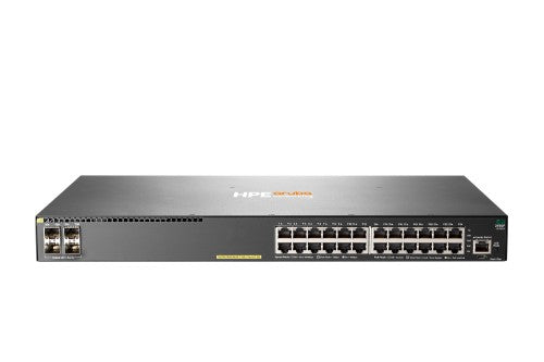 HPE Aruba Networking 2930F 24G PoE+ 4SFP+ TAA-compliant Switch