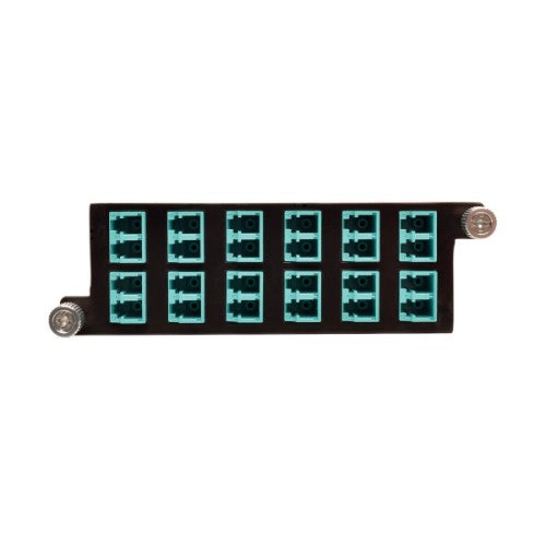 Tripp Lite N484-1M24-LC12 100Gb/120Gb to10Gb Breakout Cassette, 24-Fiber OM4 MTP/MPO ( Male with Pins ) to ( x12 ) LC Duplex