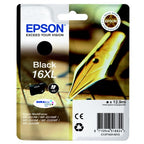 Epson C13T16314012/16XL Ink cartridge black high-capacity XL, 500 pages 12.9ml for Epson WF 2010/2660/2750