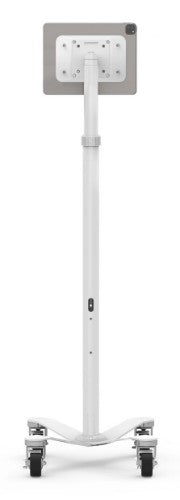 Compulocks Universal Invisible Mount Medical Rolling Cart White