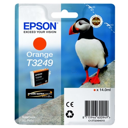 Epson C13T32494010/T3249 Ink cartridge orange, 980 pages 14ml for Epson SC-P 400
