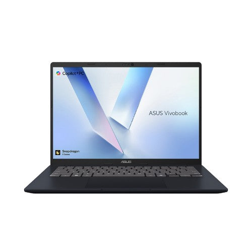 ASUS Vivobook 16 X1607QA-MB005W Copilot+ PC Qualcomm Snapdragon X1-26-100 Laptop 40.6 cm (16") WUXGA 16 GB LPDDR5x-SDRAM 512 GB SSD Wi-Fi 6E (802.11ax) Windows 11 Home Blue