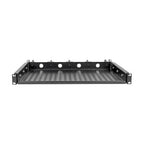 Tripp Lite SRWSHELF4P1U SmartRack Cantilevered Steel Rack Shelf - 1U, Vented, Integrated Cable Rings, 14.2 in. Deep, Holds up to 50 lbs (22.2 kgs)