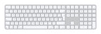 Apple Magic keyboard Universal USB + Bluetooth QWERTY Danish White