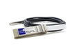 AddOn Networks SFP+/SFP+, 1.6ft InfiniBand/fibre optic cable 0.5 m SFP+ Black, Silver