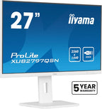 iiyama G-MASTER 27’’ QHD IPS technology panel with USB-C dock and RJ45 (LAN)