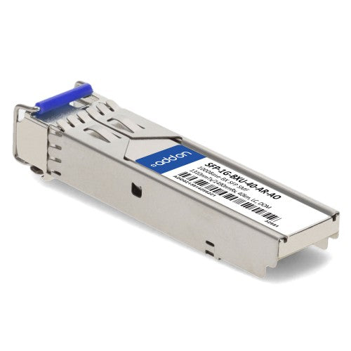 AddOn Networks Arista Networks SFP-1G-BXU-40-AR Compatible TAA 1000Base-BX SFP Transceiver (SMF, 1310nmTx/1490nmRx, 40km, LC, DOM)