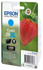 Epson C13T29924012/29XL Ink cartridge cyan high-capacity, 450 pages ISO/IEC 19752 6.4ml for Epson XP 235/335